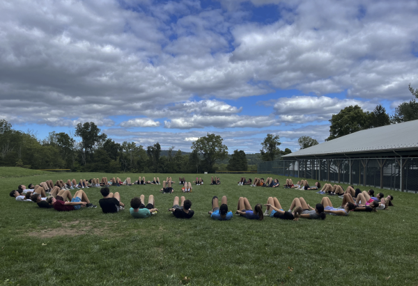 Many members of the Sidwell Cross Country team said that the camp was a great team bonding experience. 